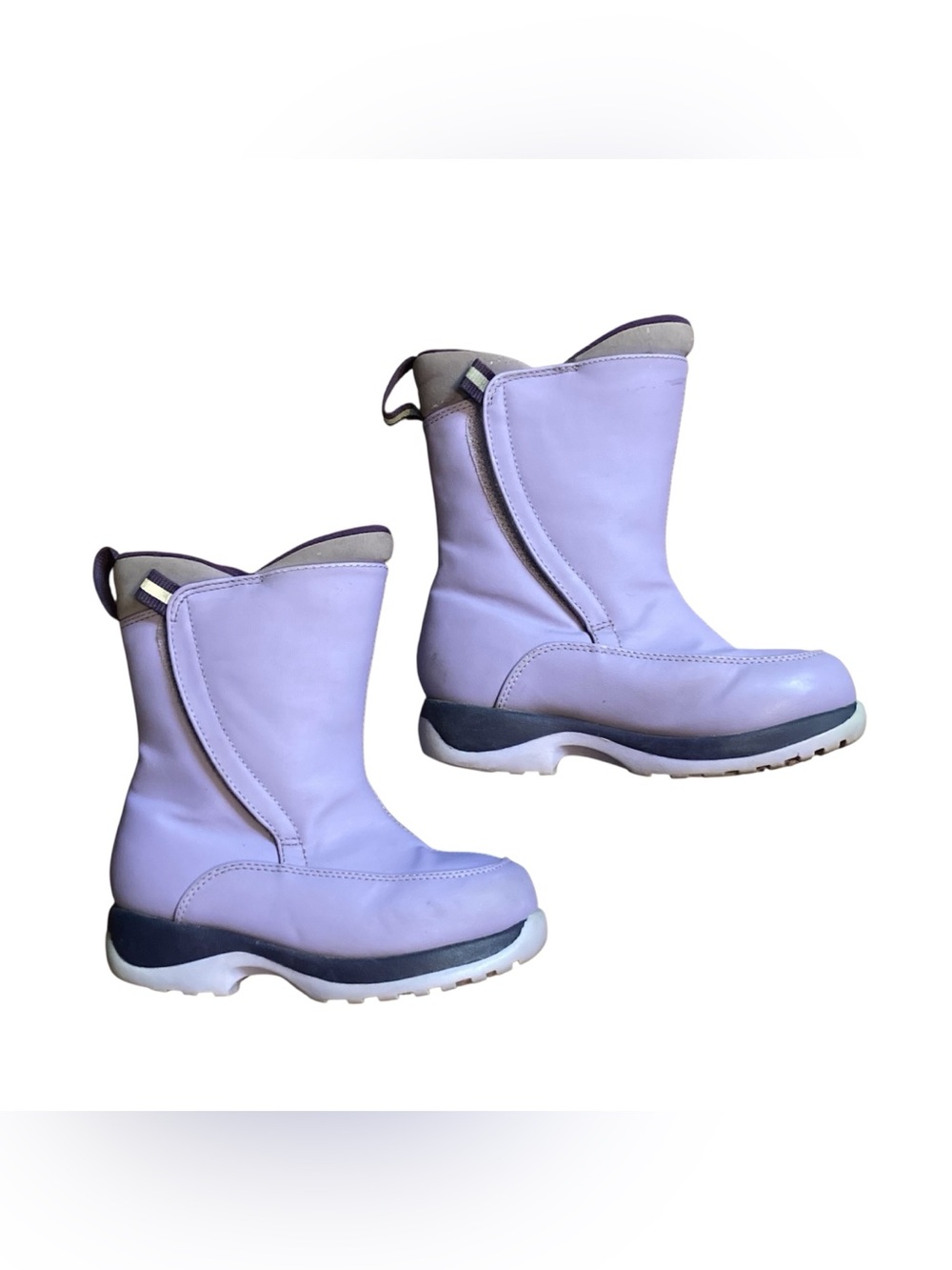 Lands’ End Winter Snow Boots Kids 12 Lavender Purple